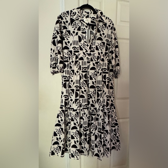 Bettina tiered shirt dress by Maeve - Picture 2 of 6